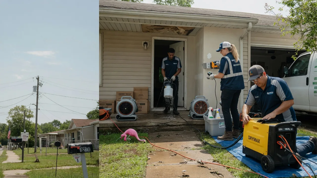 Storm Damage Water Removal in Bentonville, OH near me